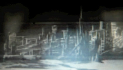 Alien Space Ship on the Moon